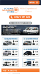 Mobile Screenshot of minibushirecardiff.net